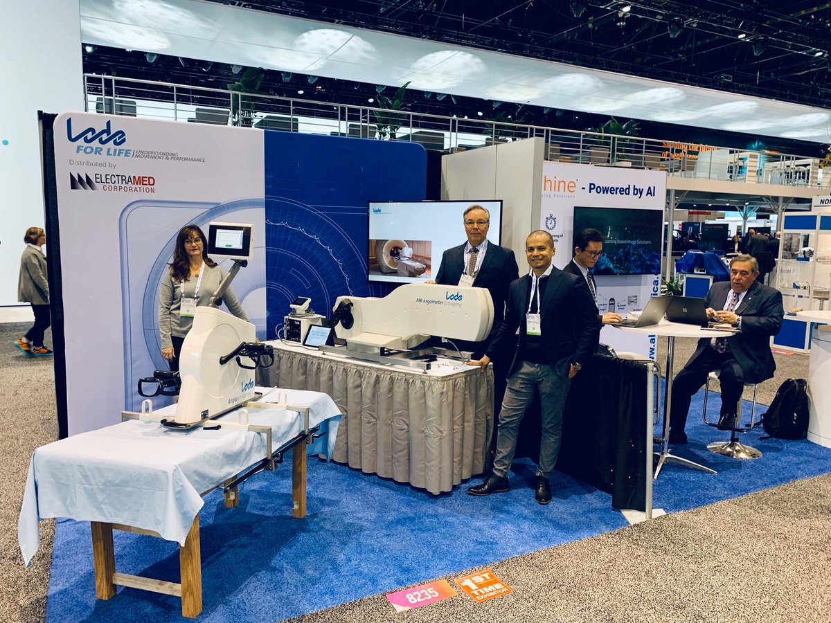 Lode_Ergometry's tweet photo. We would like to thank everyone that visited our booth at the @RSNA! We are glad that we were able to give you more insight into our Imaging segment and we hope that you were well informed! 

#RSNA2019 #Imaging #MRErgometer #Ergometry @ElectraMedCorp https://t.co/kIUQHefiZe
