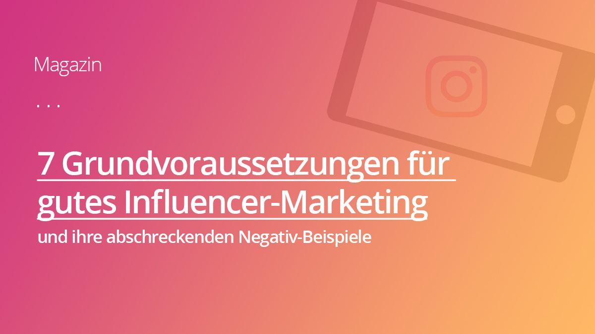 planinjade's tweet photo. 7 Grundvoraussetzungen für gutes Influencer-Marketing 
😱und ihre abschreckenden Negativ-Beispiele😱

👉🏼https://t.co/nq5xGWOxBL https://t.co/2FFHY03a9S