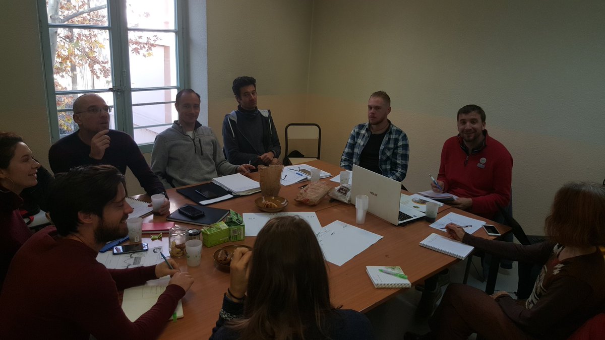 Rencontre des associations Éducation à l'environnement Ouest Hérault aujourd'hui. Préparation du festival "Ça fourmille" en avril prochain. #biodiversite <a href="/34Coopere/">COOPERE 34</a>