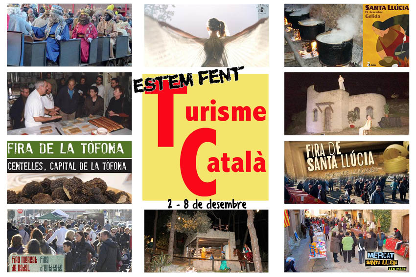 Un munt d'activitats per fer aquesta setmana a turismecatala.cat Entra i veuràs tot el que pots fer: Fires de Nadal, de Santa Llúcia, gastronòmiques, pessebres vivents ... i molt més!!!