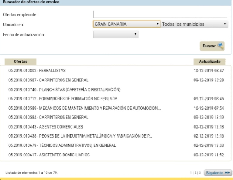 ¿Buscas trabajo?
Entra en www3.gobiernodecanarias.org, verás una casilla donde pone Ofertas de Empleo.
Entra y selecciona tu isla para ver todas las ofertas. <a href="/SCEmpleo/">SCE Gobcan</a>
#REDSIJ #infojoven #scempleo #ofertas #gobiernodecanarias #infojovenpablomontesino #TASOTgrupo2Mely