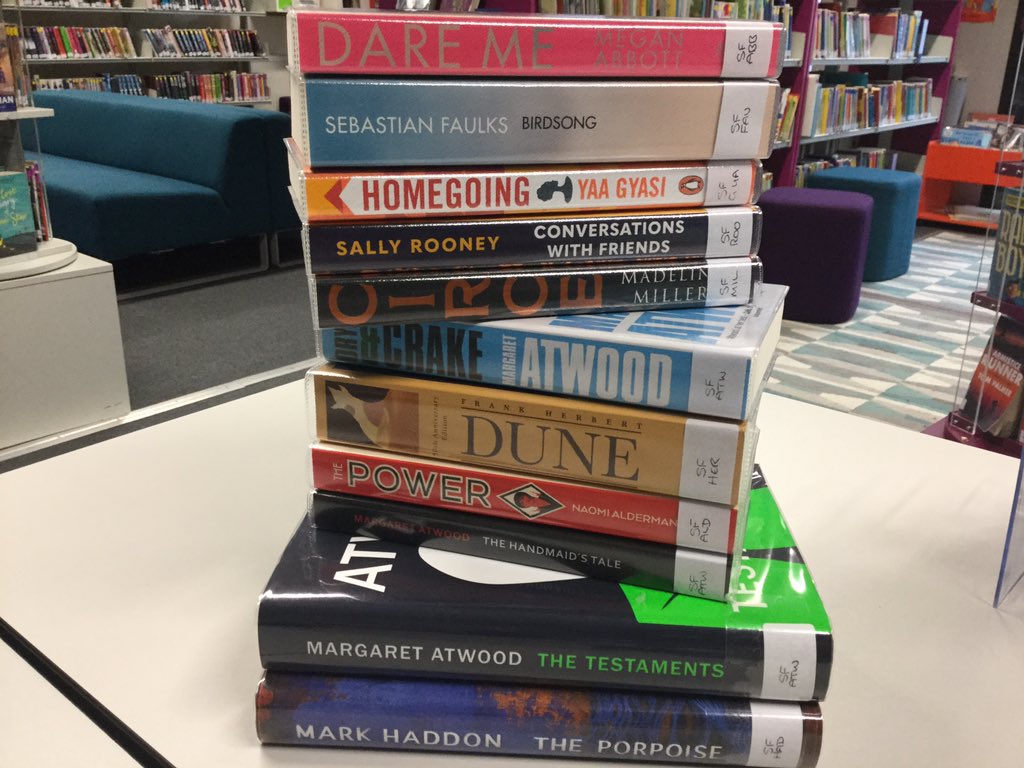 libraryschool21's tweet photo. New sixth-form titles now available in the library. https://t.co/6ItS4O9uti
