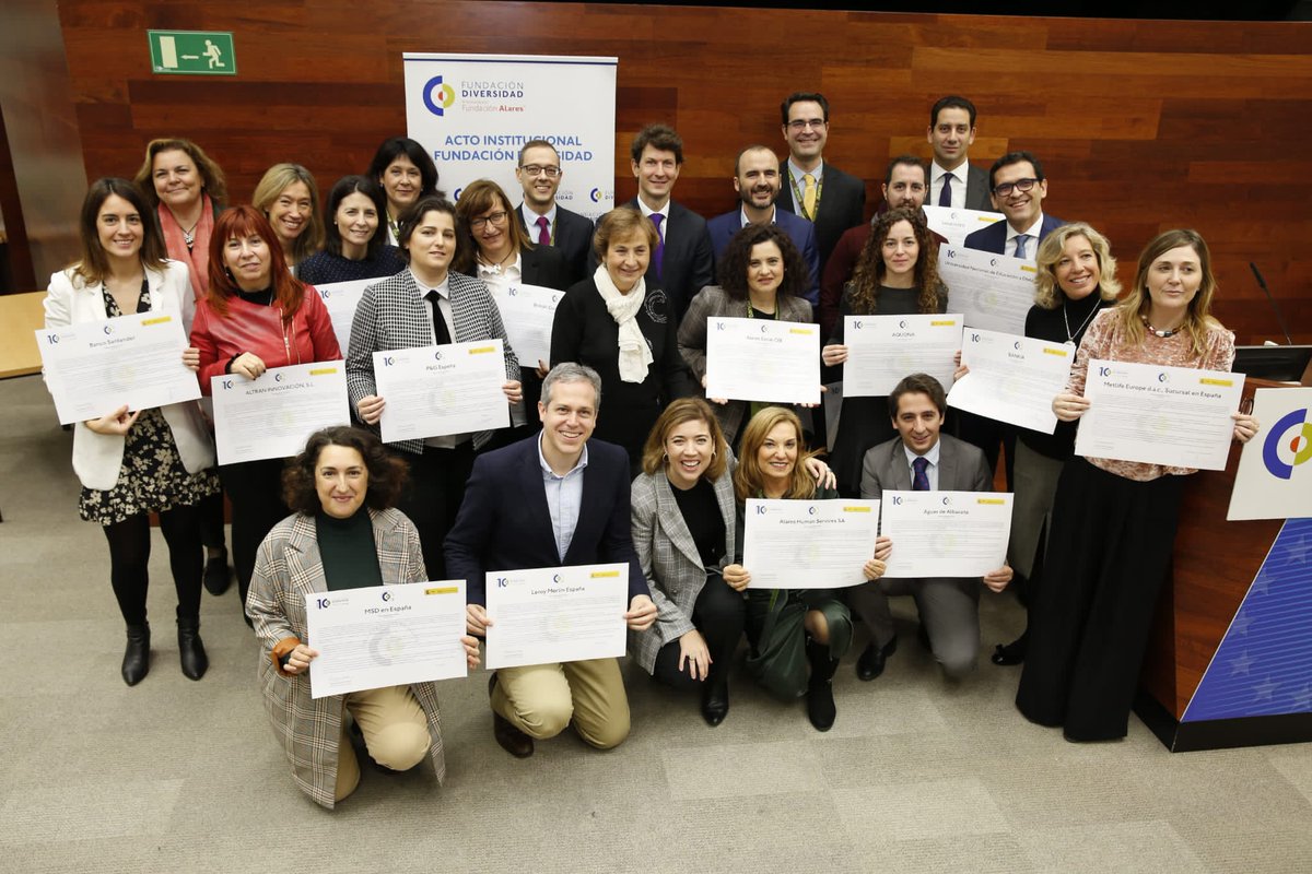 Enhorabuena a tod@s las organizaciones por reafirmar vuestro compromiso con la #Diversidad 👏👏 Seguimos creciendo y fomentando el #CharterDiversidad #Gestionamosdiversidad