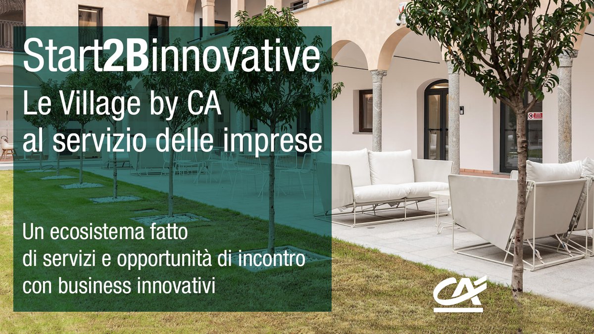 Start2Binnovative: la scorsa settimana abbiamo presentato ai clienti Banca d’Impresa l’ecosistema #LeVillagebyCA, che sostiene il business offrendo nuovi servizi e opportunità di incontro grazie al suo network di startup innovative.