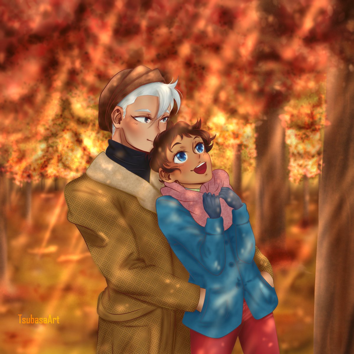 TsumTsumTsubasa's tweet photo. 🍁Kiss Kiss Fall in love🍃 for #November @yearofshance  🍂

#shance #autumn #fall #vld #shiro #lance https://t.co/jCAN7JzWSz