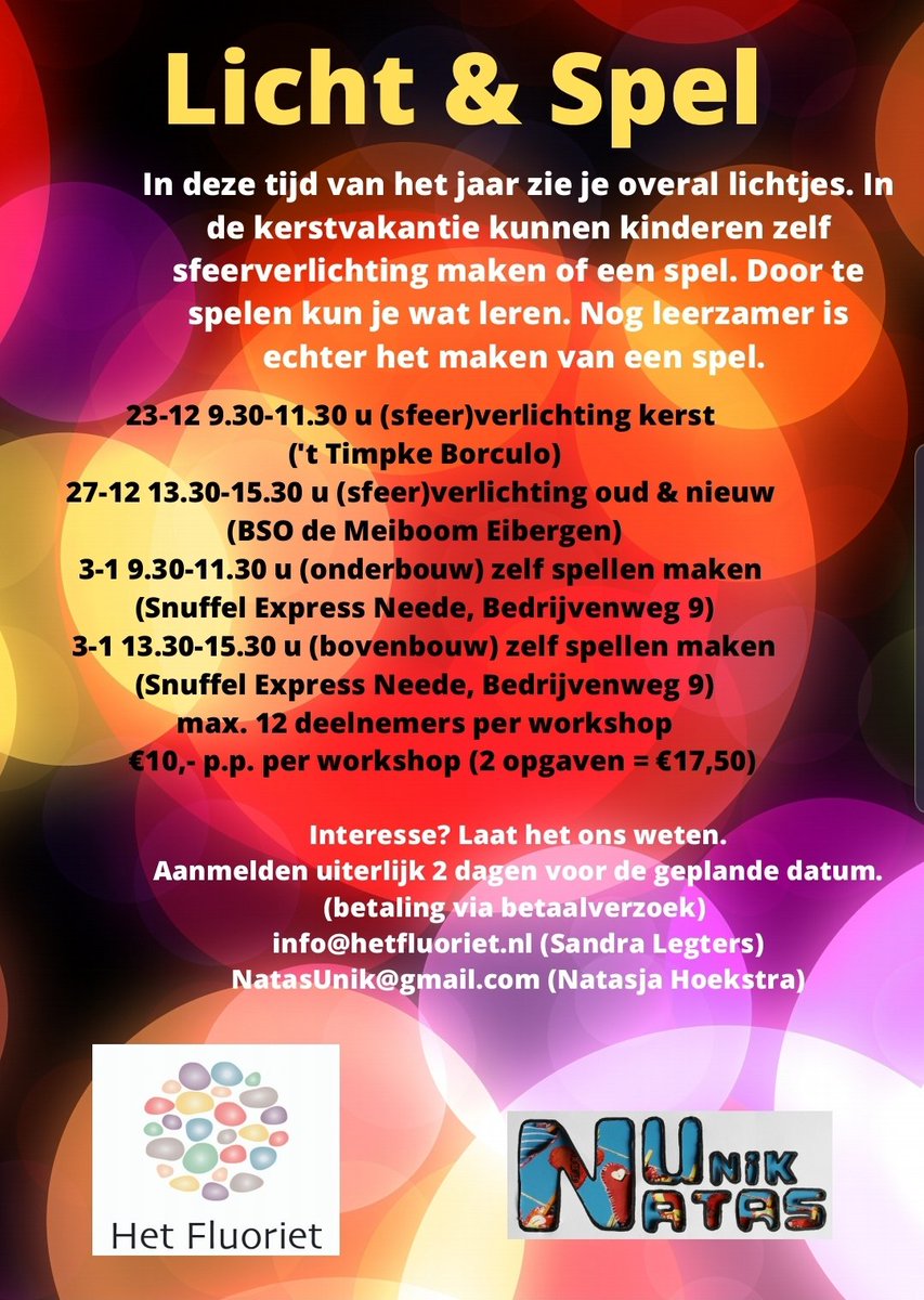 We gaan de de kerstperiode en de -vakantie tegemoet, een periode van veel gezelligheid maar misschien duurt de vakantie ook net te lang.
Zin om in de vakantie de handen uit de mouwen te steken?
Neem contact op met <a href="/nvmmhoekstra/">Natasja Hoekstra</a> of <a href="/Sandra_Legters/">Sandra Legters</a> om mee te doen in <a href="/Gem_Berkelland/">Gemeente Berkelland</a>