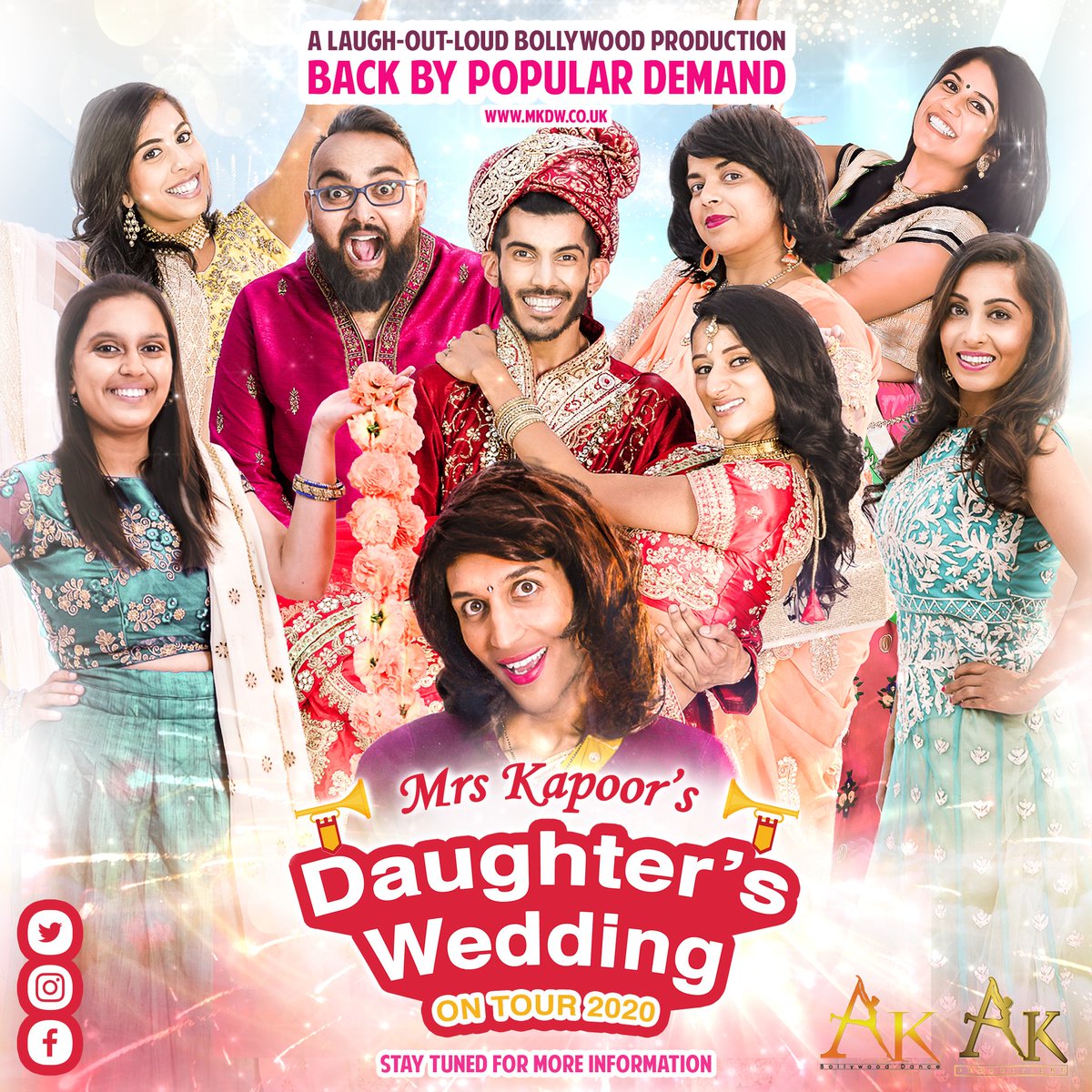 OH MY GOD! Have you heard?
Mrs Kapoor’s Daughter’s Wedding is back by popular demand!

Stay tuned for further information! Dates and Venues will be revealed soon!

#britishasiantheatre #uktheatreproduction #laughoutloud #comedysketches #bollywooddancing
