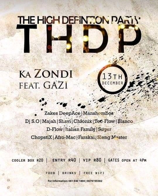 vutiv_zitha's tweet photo. ANNOUNCEMENT: Thanks to the new partnership of "Chopstix DSL (Pty)Ltd" and "THDP" organizers, there will be FREE WIFI throughout the evening of The High Definition Party (THDP) event. 🚀📲📡📡📡📡 #Eventwifi #ubiquiti #THDP https://t.co/DR9ICA50nv https://t.co/xyFnPaH2Eg