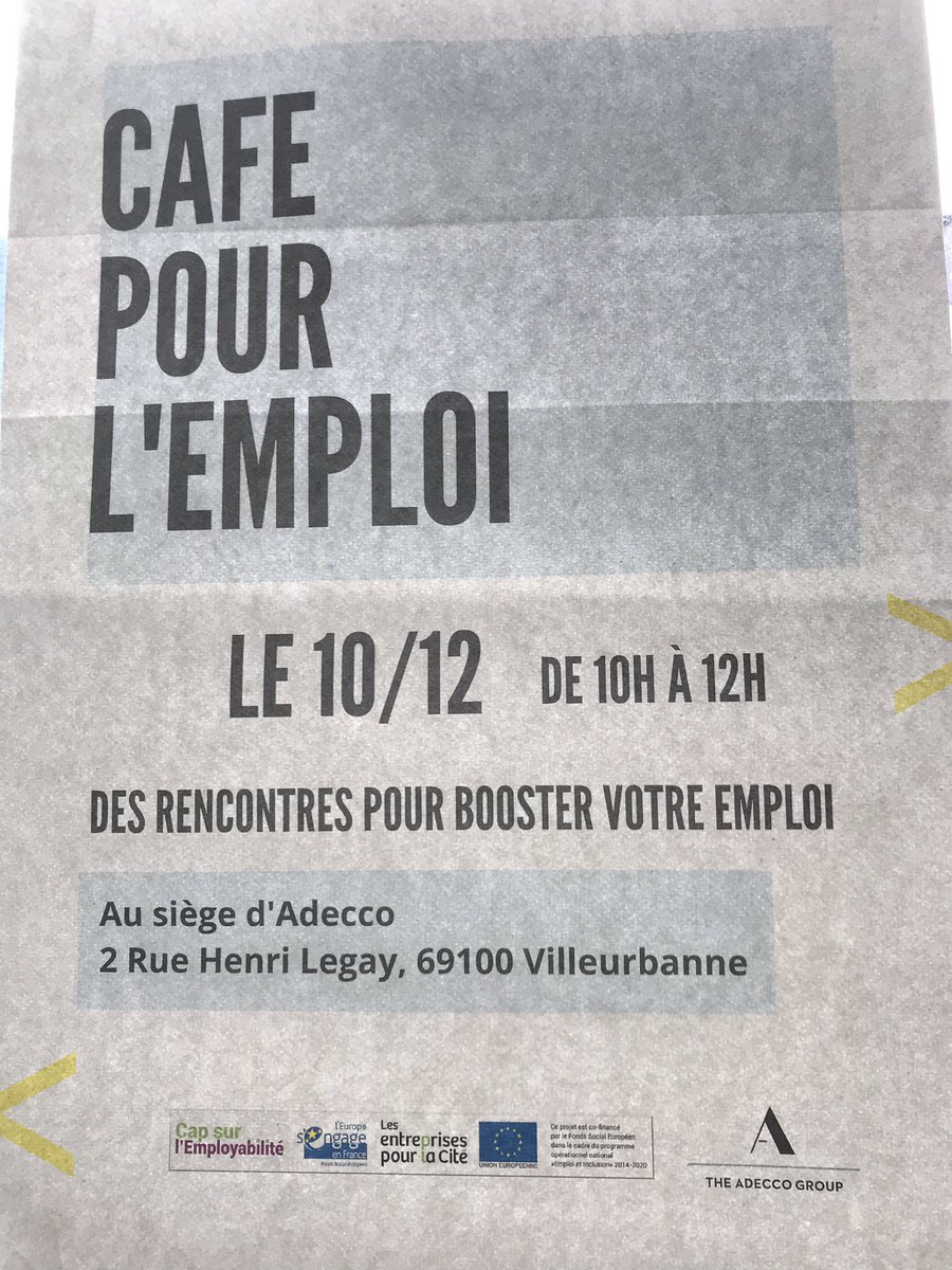 Les entreprises pour la Cité organise ce matin à Villeurbanne, en partenariat avec Force Femmes, un coaching - emploi des seniors chez Adecco. 10 collaborateurs d’entreprises se mobilisent pour coacher 10 femmes en recherche d’emploi! Merci de votre engagement !