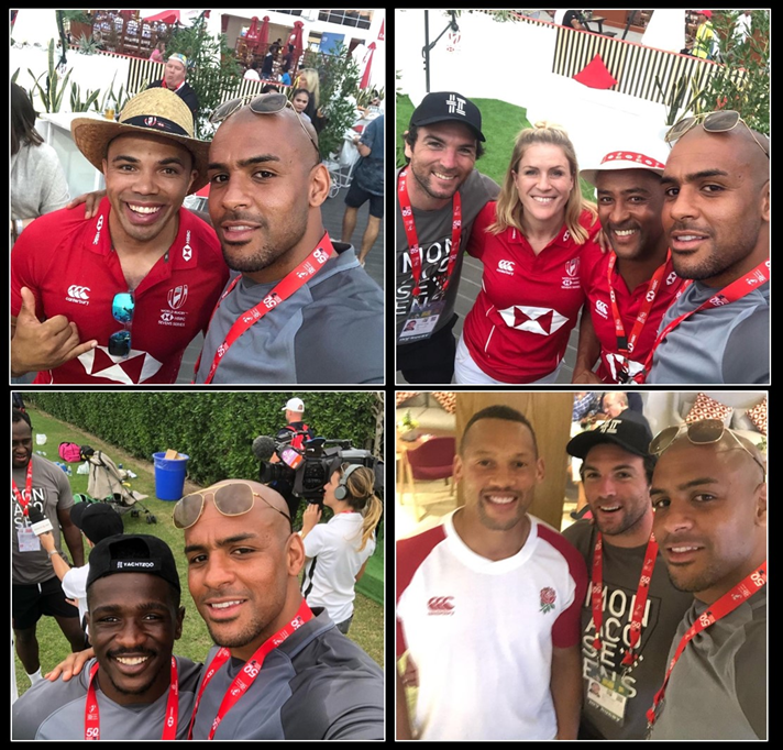 1stclassholiday's tweet photo. Tom Varndell ..."It was brilliant for myself and Elite player management to be out and about in Dubai this week. Great to hear from some of the top names in the game and enjoy the atmosphere of one of the best rugby tournaments in the world" #Dubai7s #HSBC #ElitePlayerManagement https://t.co/9fVE7mpMG7