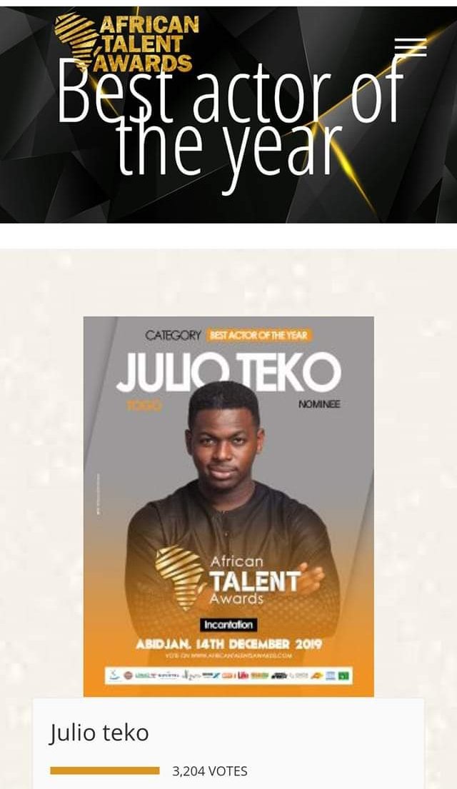 OdiLoosm's tweet image. On vient de passer en tête, on y reste 🔥🔥. Ce trophée, on le ramène à la maison.

Vous n'avez pas encore voté ? 

C'est par ici 👇🏿👇🏿

africantalentsawards.com

 #Team228 #Tginfo #blogcamp228