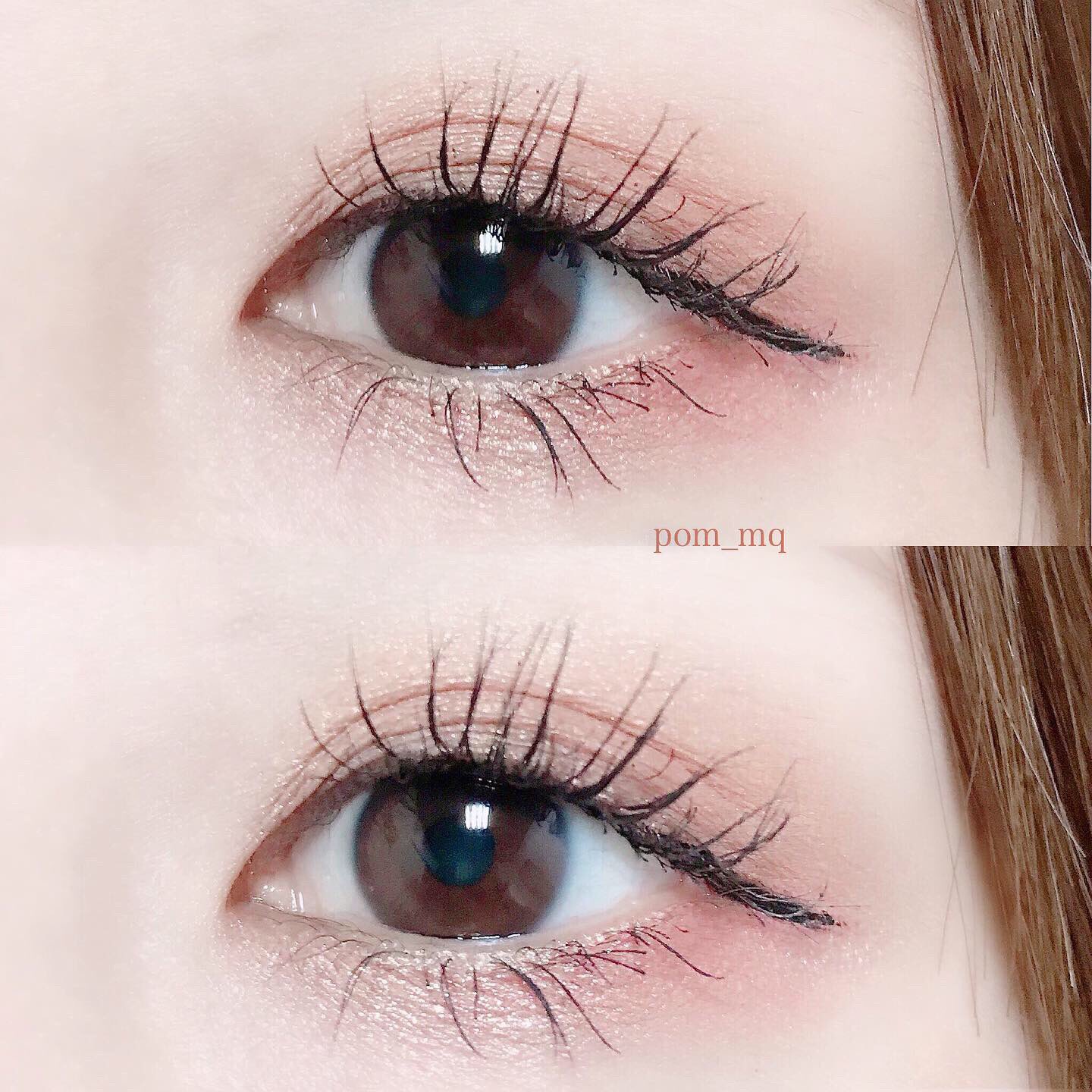 みみ すんごい盛れるマスカラ 太く濃いまつ毛になるし伸びる まつ毛が固まる感じがあるので フサフサっとした濡れ艶感のあるまつ毛にはならないかな しっかりバチッとしたまつ毛に仕上がるので まつ毛ゴリゴリに盛りたい時はとても良い 写メ