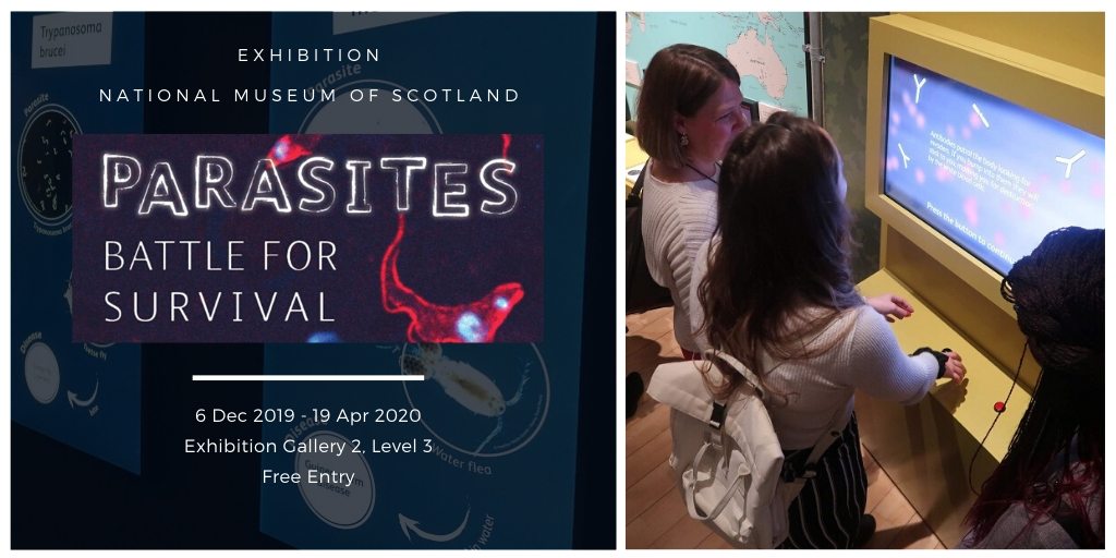 Excited to be part of @NtlMuseumsScot new #Parasites exhibition

Find out how research taking place in Scotland is tackling #malaria #schistosomiasis #sleepingsickness #guineaworm #leishmaniasis

Featuring @ReeceLab @PIG_Edinburgh @TibaPartnership 

edin.ac/2sWNXeW