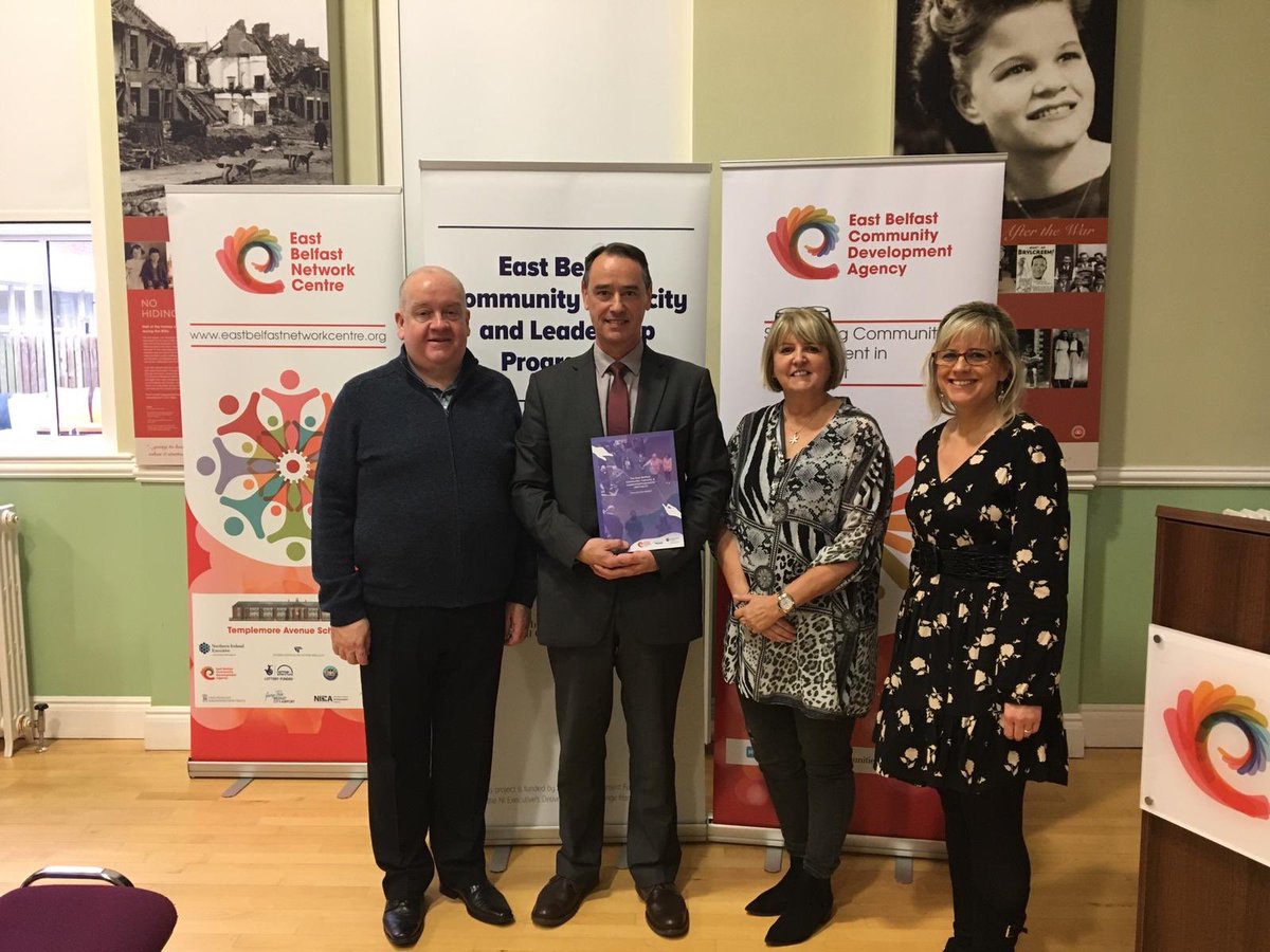 MarkBro67574739's tweet photo. Privileged to be at launch of Evaluation Report for East Belfast Community Capacity &amp; Leadership Programme funded by £767k from Social Investment Fund. Programme exceeded targets and model assessed as best practice in developing capacity and leadership in local communities. #SIF https://t.co/oQx0udusmb