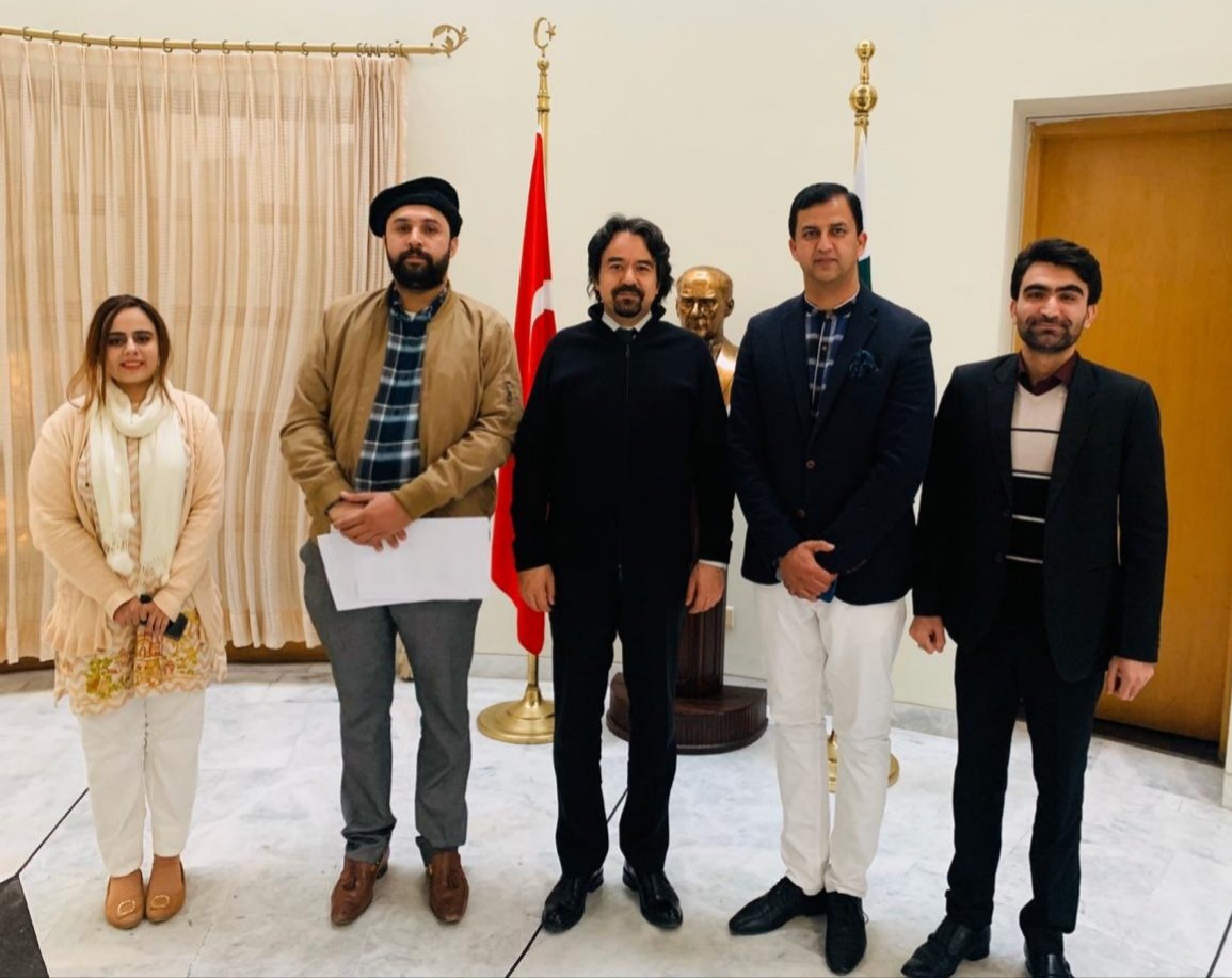 Meeting with Turkish Ambassador to Pakistan H.E Ehsaan Mustafa Yurdakul on Youth Engagement for SDGs at Turkish Embassy, Diplomatic Enclave Islamabad. We were representing Youth Forum for SDGs.🇵🇰🇹🇷✌️