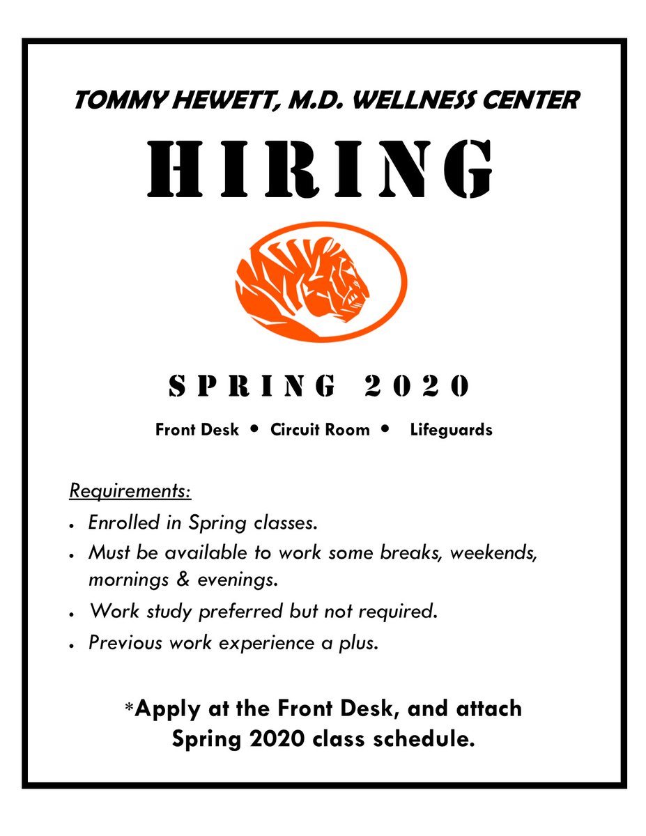 We're looking for a few student workers to join our team in 2020!