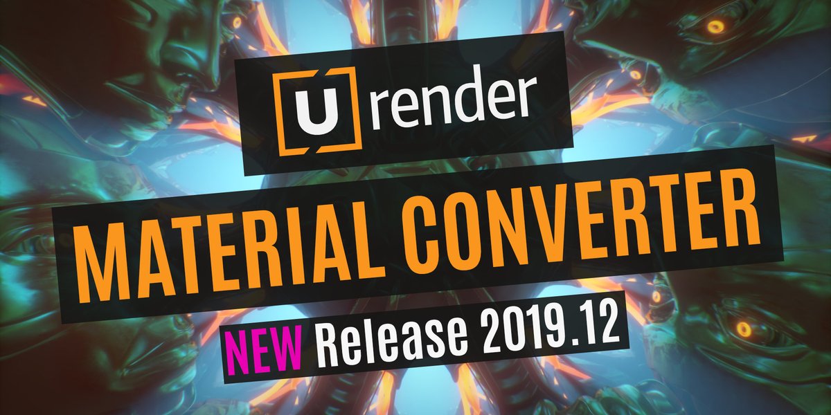urender3d's tweet photo. U-RENDER 2019.12 is available now!
β§ Improved Material Converter (convert materials back to Cinema 4D)
β§ Additional Texture Sampling Methods (for your 16-bit look)
β§ Cinema 4D Plug-in Translation for Japanese
β§ and more ...
https://t.co/wVK810b1rK
#urender #reallyrealtime https://t.co/CDFcixZF0k