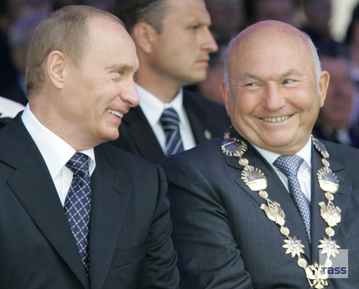 Лужков Юрий Михайлович и Путин