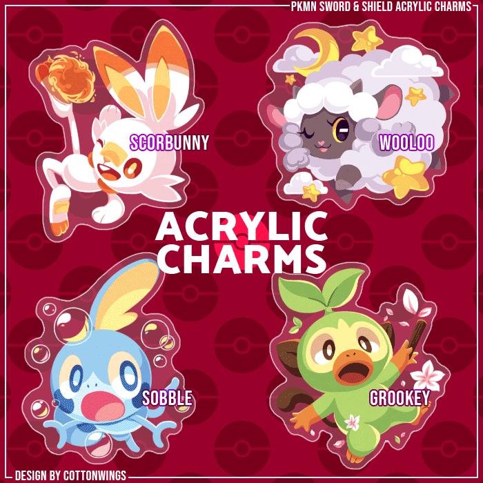 Preorders for new JJBA, Steven Universe Future, Pokรฉmon Sword & Shield and Azur Lane charms are also available 11 DEC 11pm (GMT+8) !