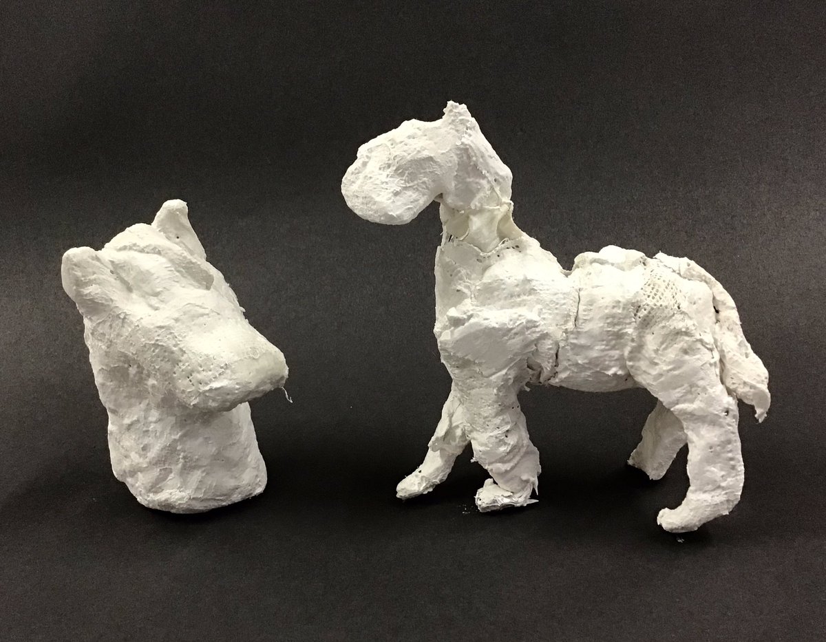 KESWvisualarts's tweet photo. Some fantastic results created by @KESWQMH on our school trip to the @WattsGallery last week. We has such fun! #keswinspire #keswarttrip #sculpture https://t.co/f2e8Uxrk0d
