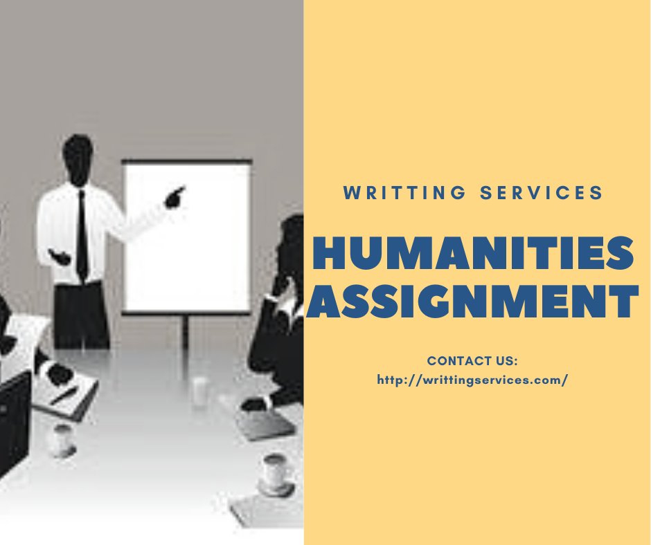 AssignmentServ3's tweet image. Get HUMANITIES ASSIGNMENT Service at Writing Services at Affordable Price.
Visit Our Website @ writtingservices.com
#humanitiesassignment #humanities #assignment #bestassignment #bestassignmentservice #orderassignment