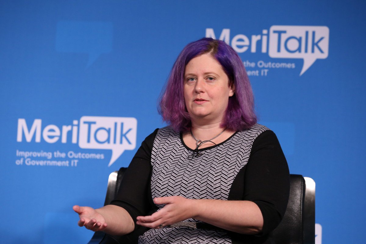 MeriTalk's tweet image. .@uspto’s Tom Beach and @NSF’s Tiffany Julian discuss the future of the #FederalDataStrategy and how Chief Data Officers can contribute to effective data governance.