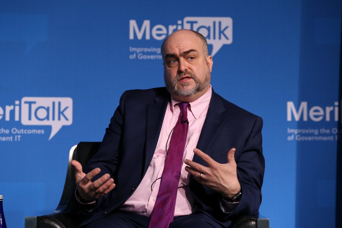 MeriTalk's tweet image. .@uspto’s Tom Beach and @NSF’s Tiffany Julian discuss the future of the #FederalDataStrategy and how Chief Data Officers can contribute to effective data governance.