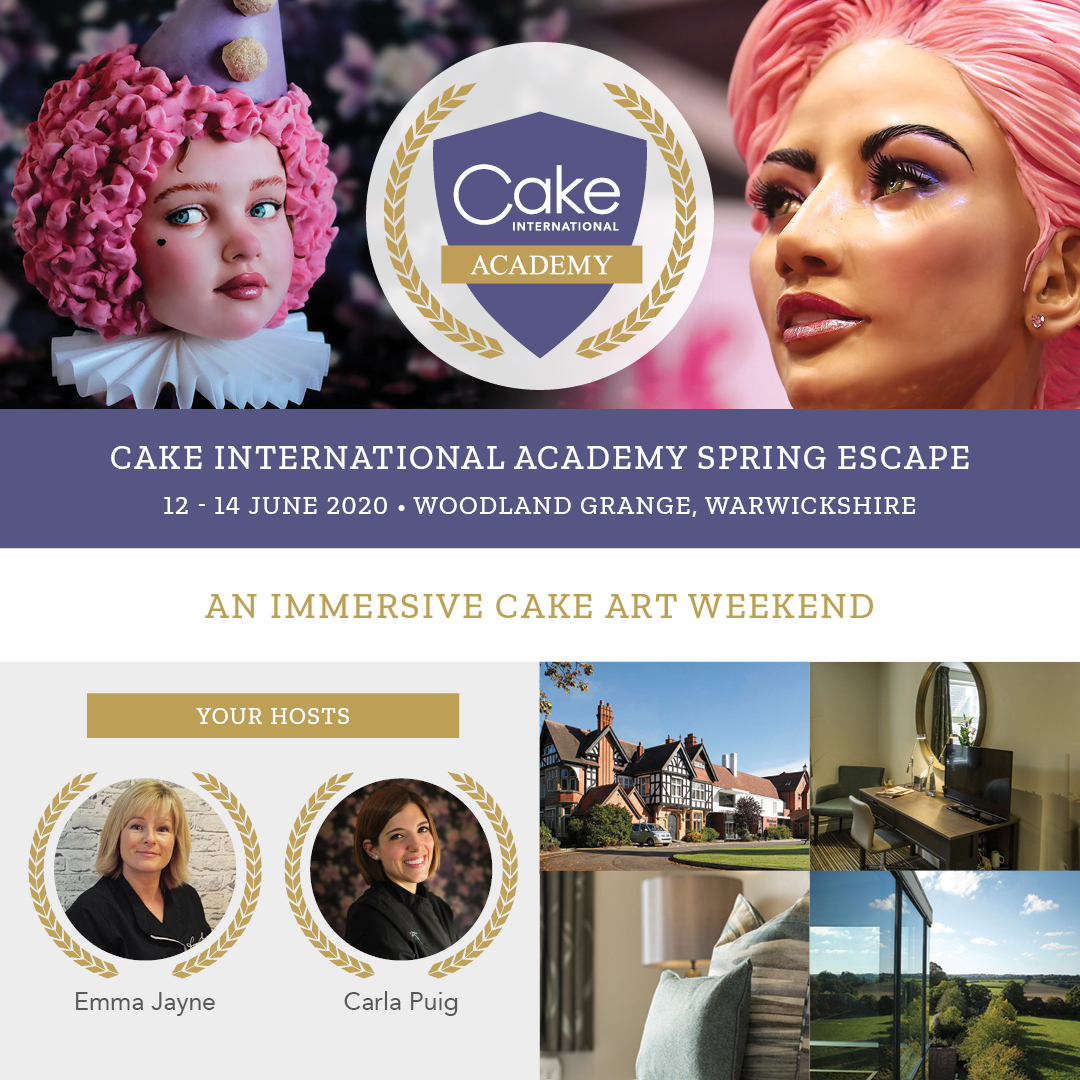 Join us from 12th - 14th June 2020 for an immersive cake art retreat and weekend of professional cake decorating workshops in the luxurious setting of Woodland Grange, Warwickshire. 
BOOK NOW FOR EARLY BIRD PRICES!⠀
ift.tt/2P7keIO