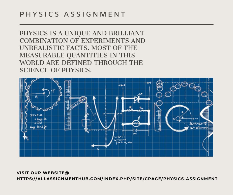 allassignmenth2's tweet image. Get PHYSICS ASSIGNMENT Service at All Assignment Hub at Affordable Price.
Contact Us @ allassignmenthub.com
#physicsAssignment #physicsassignment #physics  #bestassignment #bestassignmentservice #orderassignment