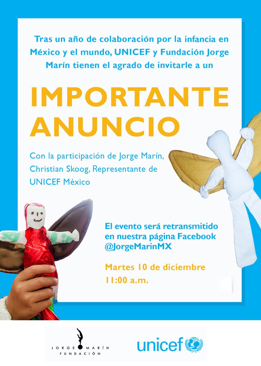 Stay tuned... @UNICEFMexico