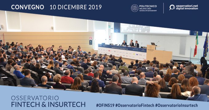 MicheleDelGatto's tweet photo. 🔎 La rivoluzione #digitale investe #finanza e #assicurazioni 🌐 12,7 milioni di italiani utilizzano servizi #Fintech & #Insurtech con alto livello di soddisfazione ✅ Leggi il comunicato stampa del convegno @Osserv_Digital @polimi ➡️ https://t.co/Sg10cpX4pM 🔗 #OFINS19 https://t.co/qWYJ5wykgF