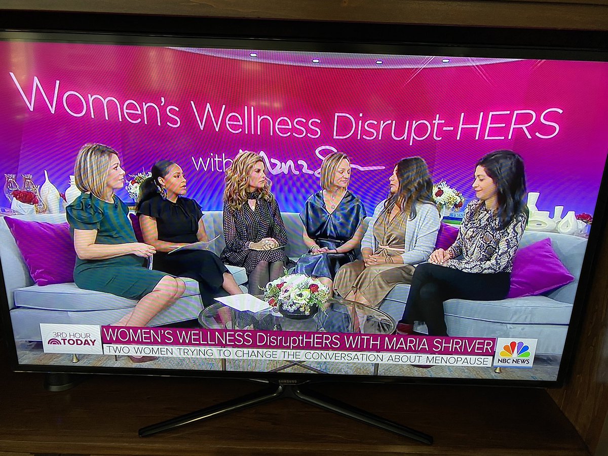 dejong_heather's tweet photo. Revolutionizing women’s health care and normalizing the menopause journey - thank you to my long time friend!! @jillangelo @MyGennev #notimetopause #medtech #womenshealth #todayshow https://t.co/LgNAw3NhuS