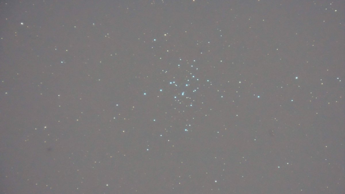 luastrosoc's tweet photo. #Messier36, taken last night during before all this rain came out of nowhere. Also known as the Pinwheel cluster, these stars are ~4000 lightyears away and only 25 million years old! https://t.co/xLgMn40Nji