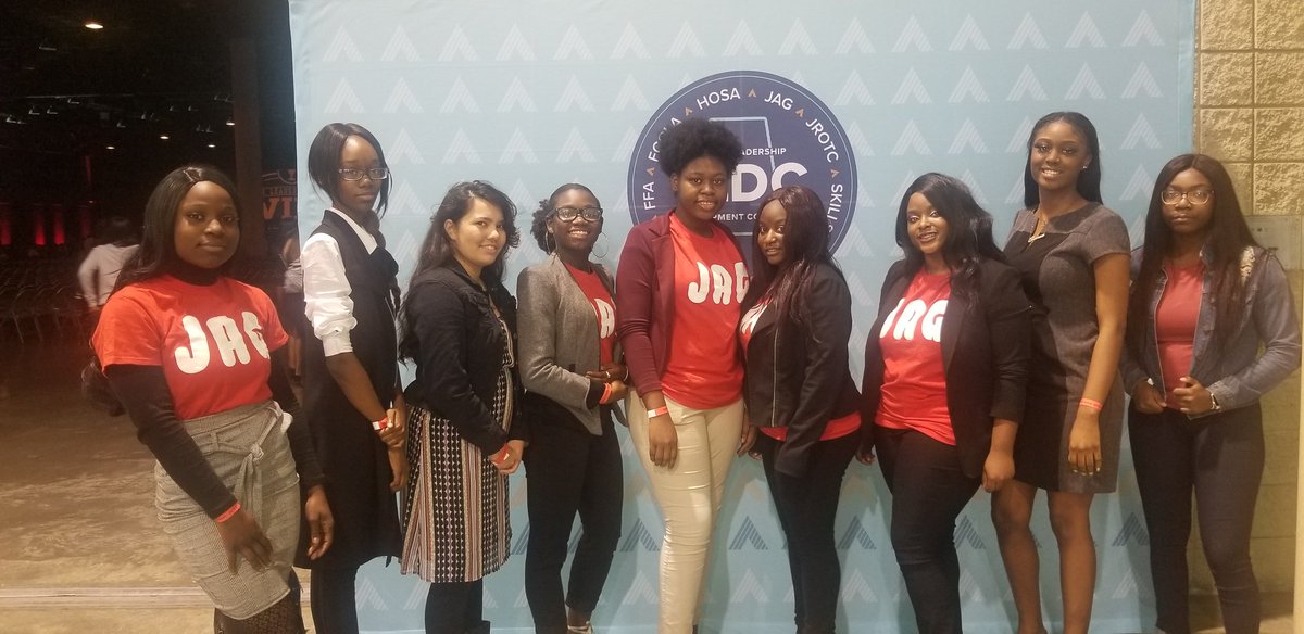 JAG 2019 officers traveled to Birmingham for JLDC! #JLDC <a href="/crossing_park/">Park Crossing H. S.</a> @MPACTMontgomery <a href="/DegaSuper/">SuperDega</a> <a href="/egmackey/">Eric Mackey</a> <a href="/MPSAL/">Montgomery Public Schools</a> @