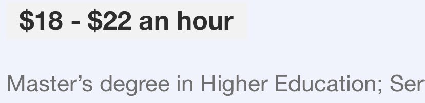 _Syd__'s tweet photo. College is a joke. You want me to have a masters to be hourly? Lol https://t.co/D0ic3I0yQd