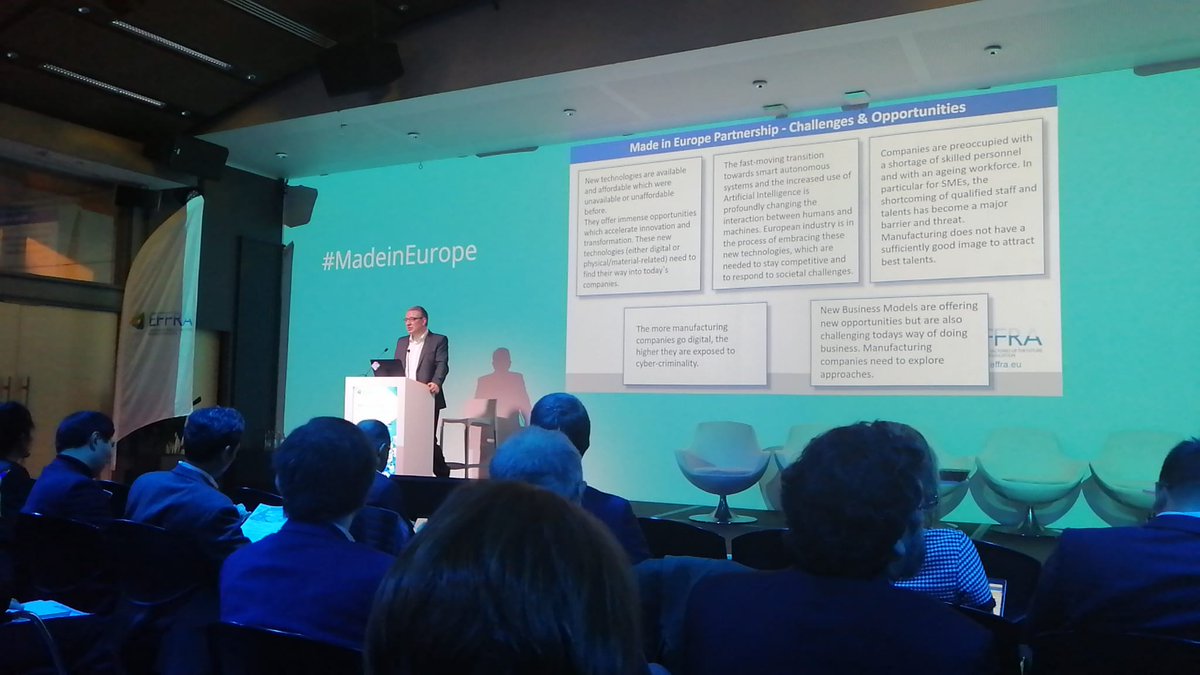 aitiip's tweet photo. Participating at #MadeInEurope forum organised by @EFFRA_Live discussing which will be the future of the European industry. https://t.co/6LhDHH7xkB