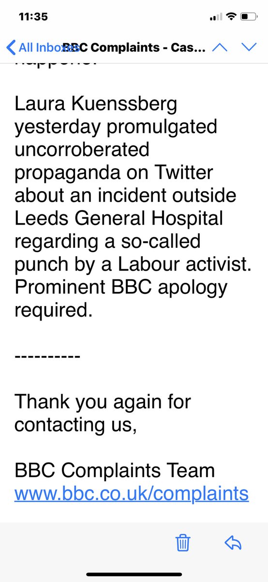 johnmcinroe's tweet photo. Not holding my breath. #bbcbias https://t.co/fDhxDdQOiF