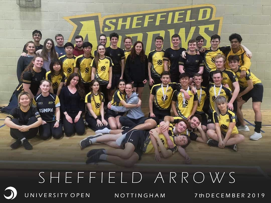 Well done to everyone who played in the <a href="/BritDodgeball/">British Dodgeball</a> Nottingham University Open at the weekend; you did the club proud at a great day of #dodgeball 👏

Everyone played fantastically, and congratulations to the winners <a href="/WarwickDodge/">Warwick Dodge</a>.  💛🖤

We can't wait to see what 2020 brings!