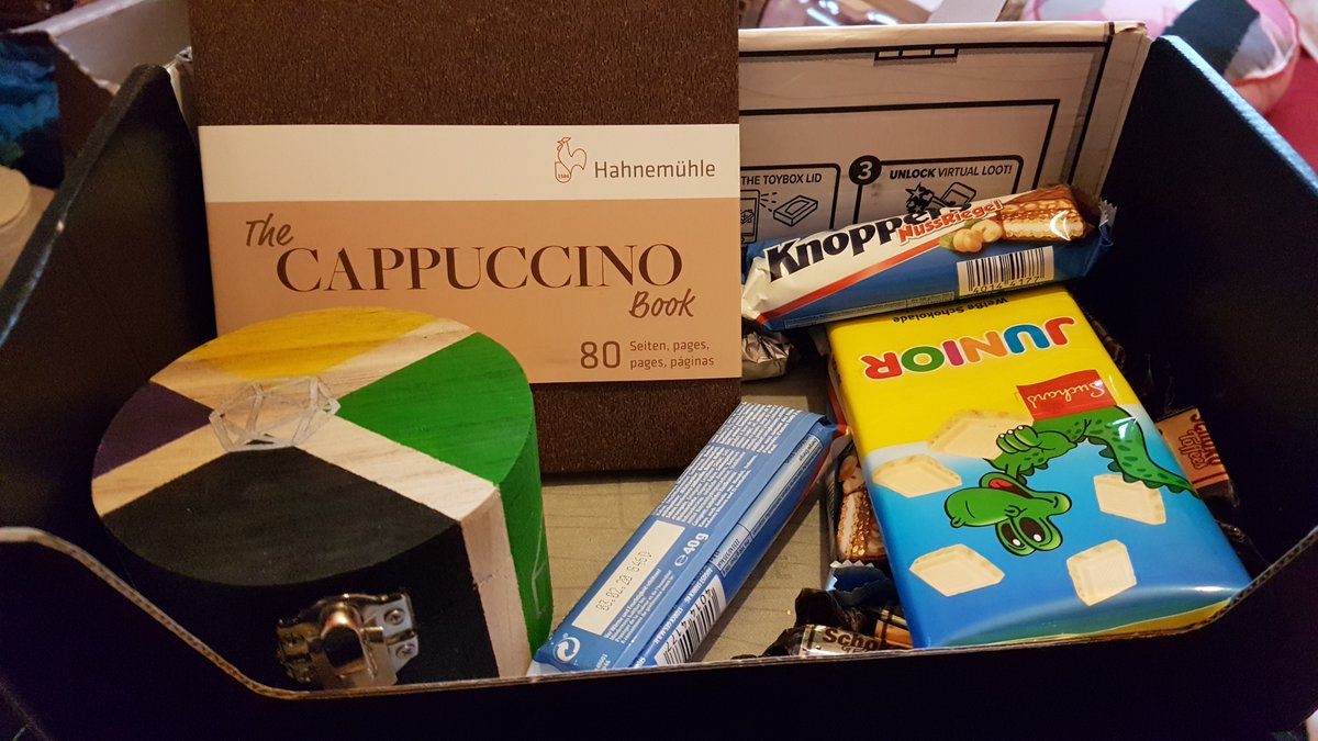 KangahRoh_Art's tweet photo. I haven't really posted about it, but the past couple of weeks have been tough. Mum's been ill(shingles) and I've been dealing with my own joint issues

So when this #boxofmanythings arrived at my door I was pleasantly surprised and incredibly cheered up. thank you @FleurDeGaite https://t.co/a6pfnCg2Rq