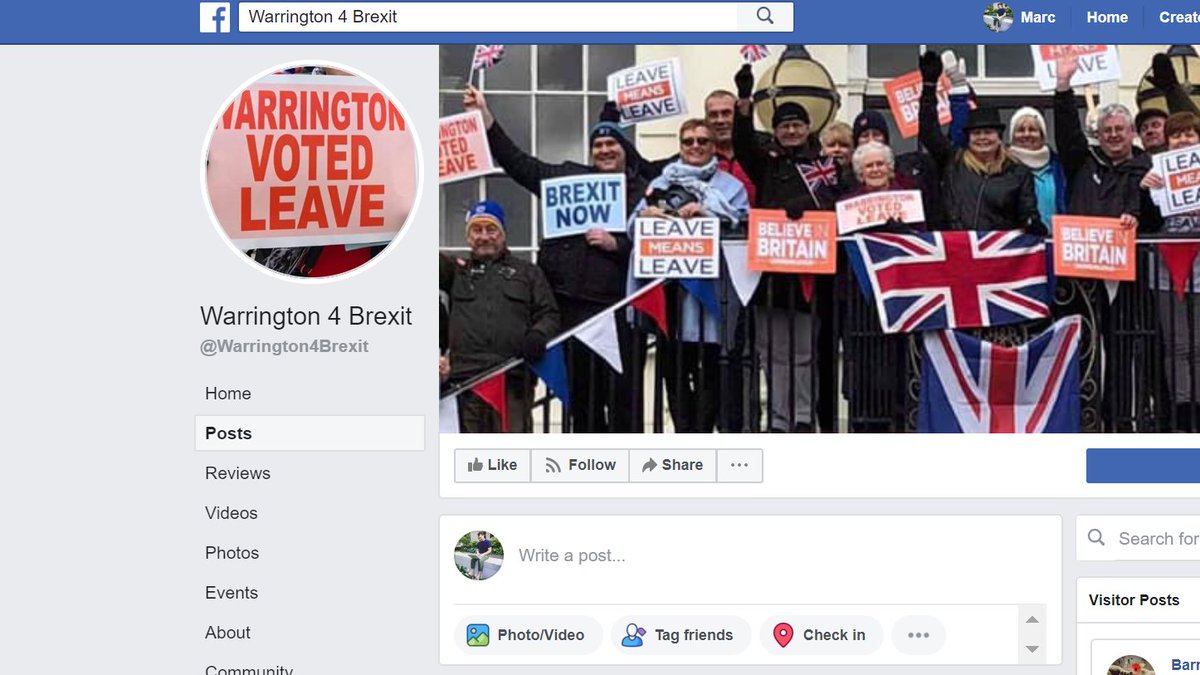 14/ Thanks  @MustardSeedUK for this. The "Warrington 4 Brexit" Facebook group also has the copy and pasted post. The group has over 1000 followers. The post has been shared 467 times, a lot. Also, assuming the original Sheree Jenner screenshot is real, it was shared 8k times!