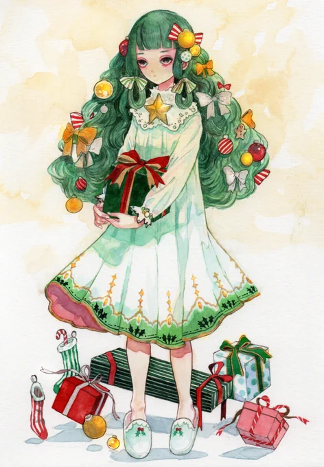 眠れないクリスマスツリー・忘れっぽいクリスマスリース 