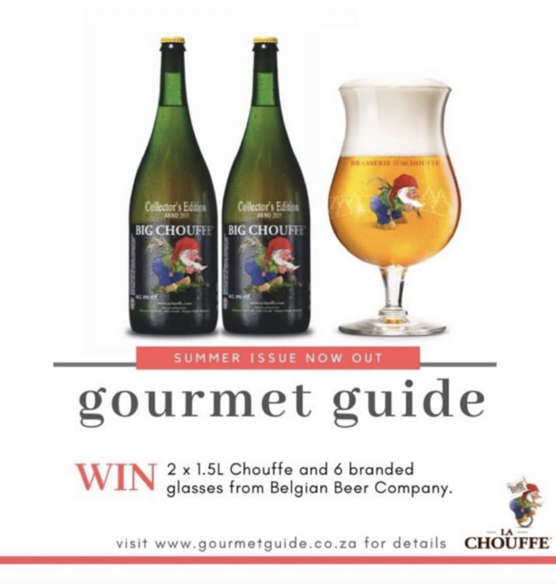 belgianbeercom's tweet photo. Have you entered to the La CHOUFFE competition in #jhpGourmetGuide yet? 2 x 1,5L bottles of La CHOUFFE as well as 6 La CHOUFFE glasses.
#BelgianBeerCompany #BelgianBeers #BelgianAle #LaCHOUFFE #FindMarcel #Competition #Win #Winning #GourmetGuide #ImportedBeer #BeerLovers https://t.co/NHU6tV7s5h