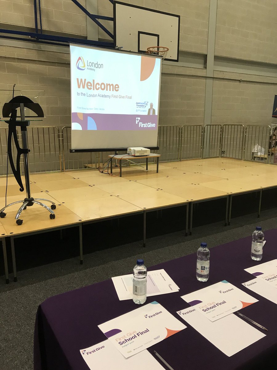 FirstGiveDaisy's tweet photo. What a treat to be facilitating the @FirstGiveUK final at @Lond_Academy last night. Such amazing dedication from year 8 students. Congrats to you all... especially to the winning team who won £1000 for @TheKPF! Thanks @JPFoundation for making it happen ✨ https://t.co/wnkeMNszrh