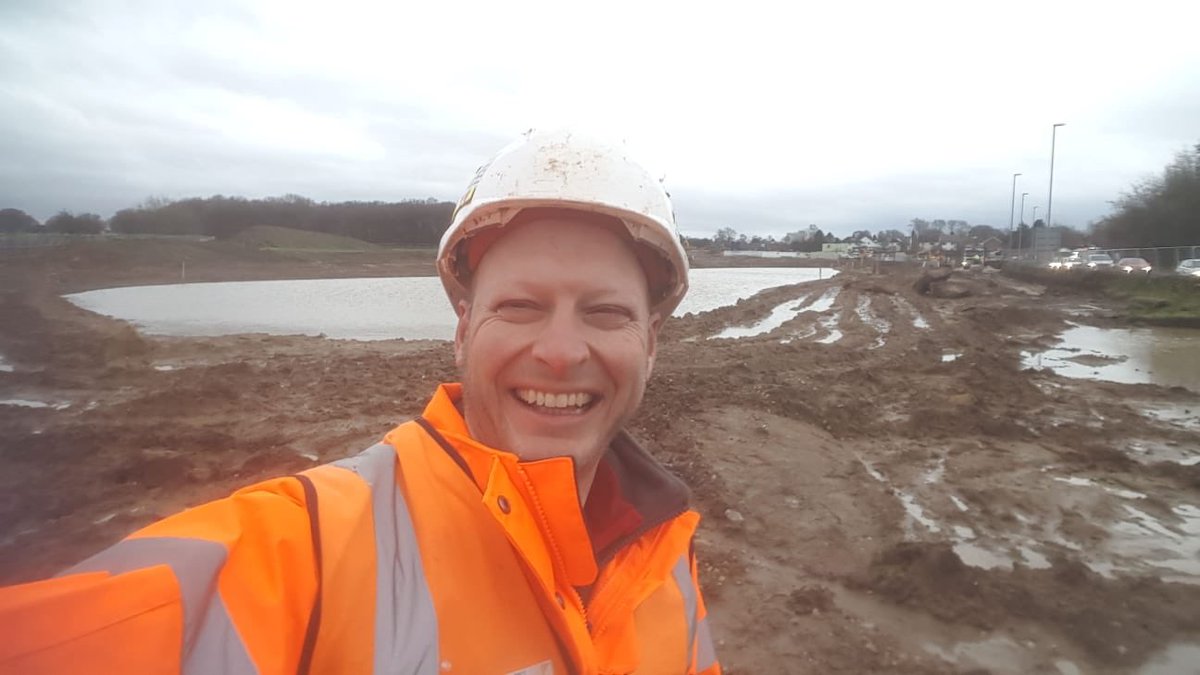 frogenv's tweet image. Nick; as happy as a pig in silt. A little silt control goes a long way in these wet winter months.