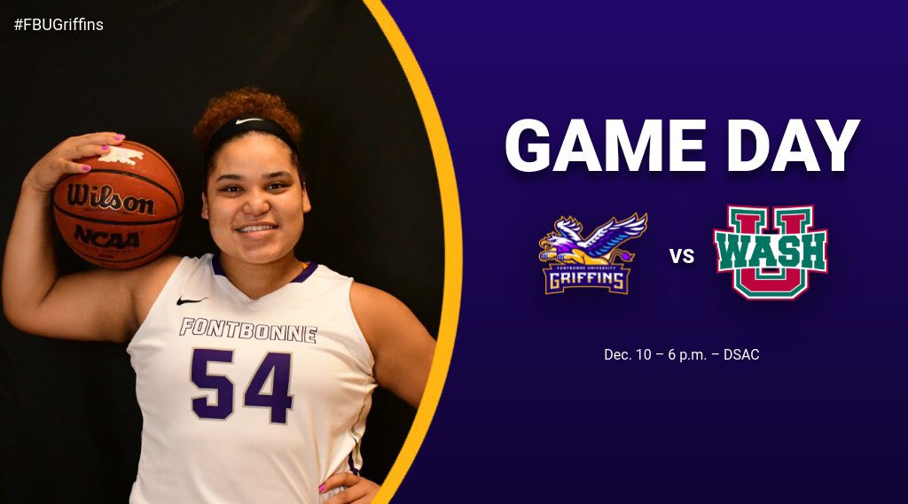 FBUGriffins's tweet photo. GAME DAY! @FBU_WBball squares off against @WASHUBears tonight at home! Tip-off at 6. #FBUGriffins #SoarHigher https://t.co/J2Nr2VceSJ