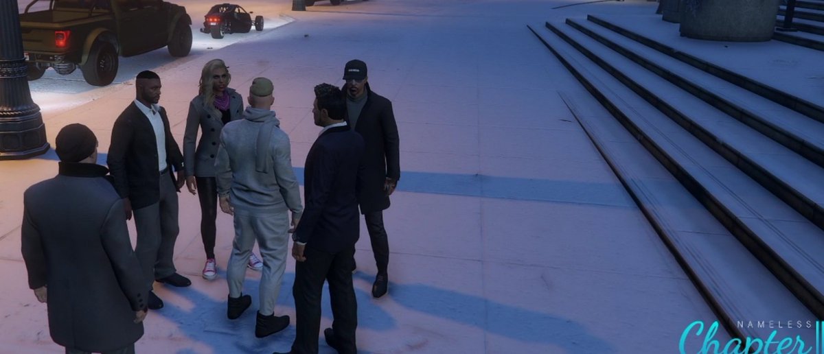 FanpageTomhard's tweet photo. Heute die Wiederholung anschauen da hab ich wohl einiges was verpasst 😅 tomhard und Co vor gericht.. @69rollenspiel @RageStylez vor gericht in lossantos #GTAVRP #Namless #GTANamless #GTA #GTAV #Tomhard #RyanRhymes https://t.co/7cl2DRfU6T