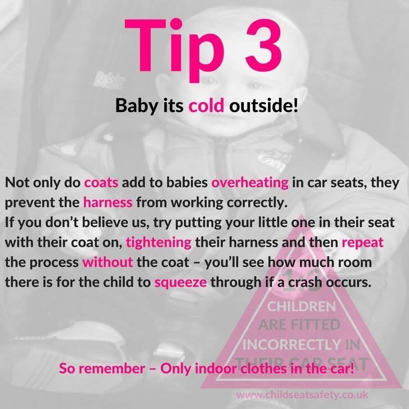 carseatladies's tweet image. Winter's on the way and there's a chill in the air, so it's time to remind you of this. Don't forget, outdoor coats off in the car. This applies to adults too! #carseat #roadsafety #parenting