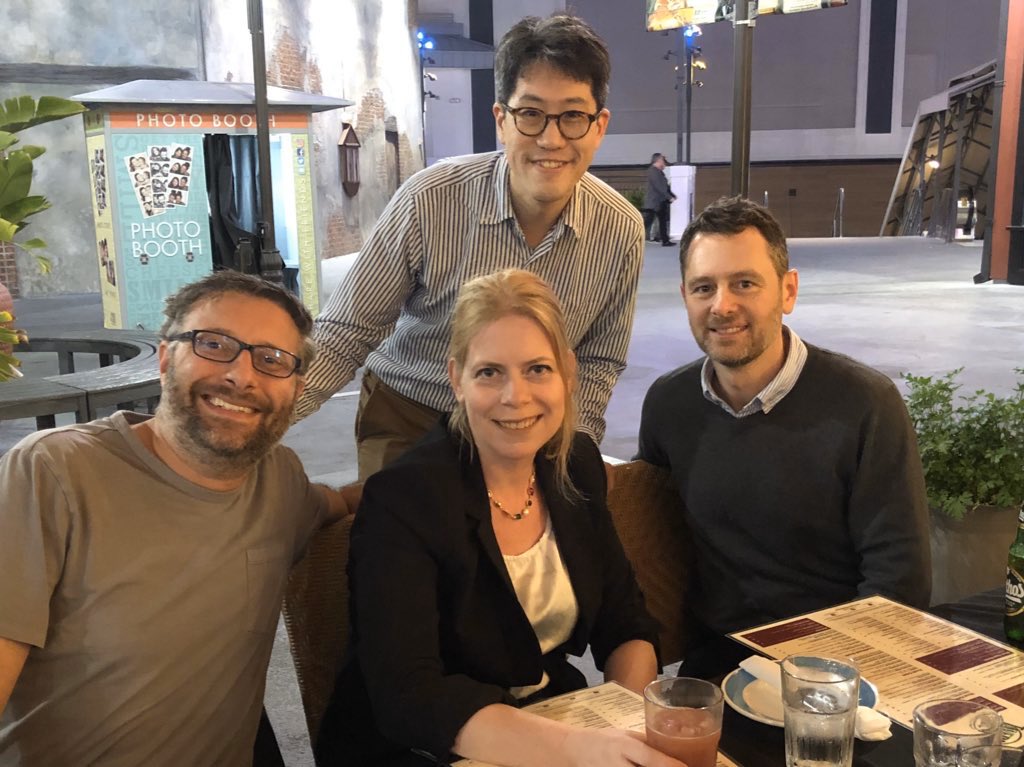 Dudakov_Lab's tweet image. And with a final day @vandenBrinkLab reunion dinner, that’s a wrap for me at #ASH19 @AlanHanash @RobJenqMD @clindemans (missing, @DrMvandenBrink)