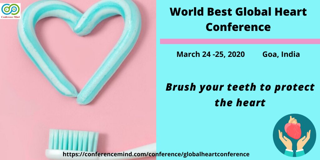 Heart20203's tweet photo. Brushing teeth frequently is linked with lower risks of #atrial_fibrillation and #heart_failure.
#World #Best #Global #Heart #Conference #Heart2020 #Cardiology2020 #March 24 -25 2020 #Goa #India

Visit: https://t.co/LgH9hYpmLv

@Heart_of_Melb @WHA @HeartAssocMN @OchsnerCardio https://t.co/rbpBj5iByR
