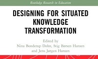DUN_Netvaerk's tweet photo. Bogkonference om transfer i uddannelsessystemet: I anledning af udgivelsen af bogen 'Designing for situated knowledge transformation', afholdes der en konferencedag på Institut for Design og Kommunikation, SDU. Dato: 13./1. 2020. Tilmeldingsfrist: 6./1. https://t.co/vBTtNuosBD https://t.co/g3wjmSKtwR